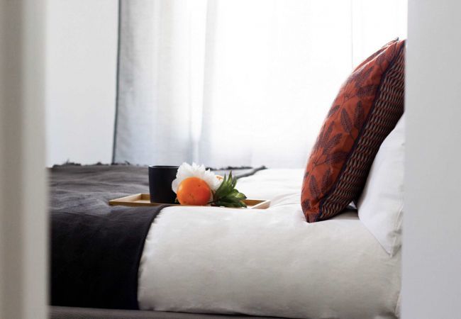 Camera da letto Appartamento SAPORE DI SORI Solo Affitti Brevi Appartamento a Sori - Appartamento SAPORE DI SORI-Affitti Brevi Italia