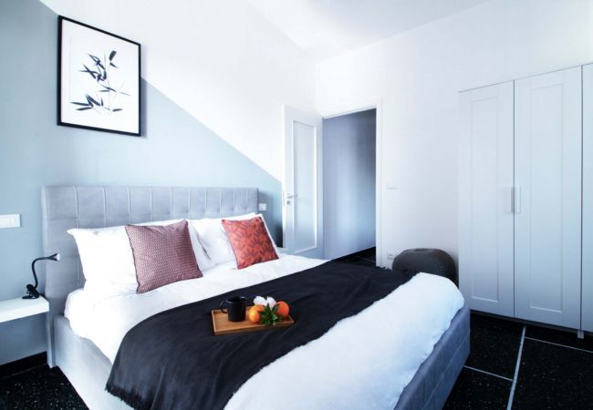 Camera da letto Appartamento SAPORE DI SORI Solo Affitti Brevi Appartamento a Sori - Appartamento SAPORE DI SORI-Affitti Brevi Italia
