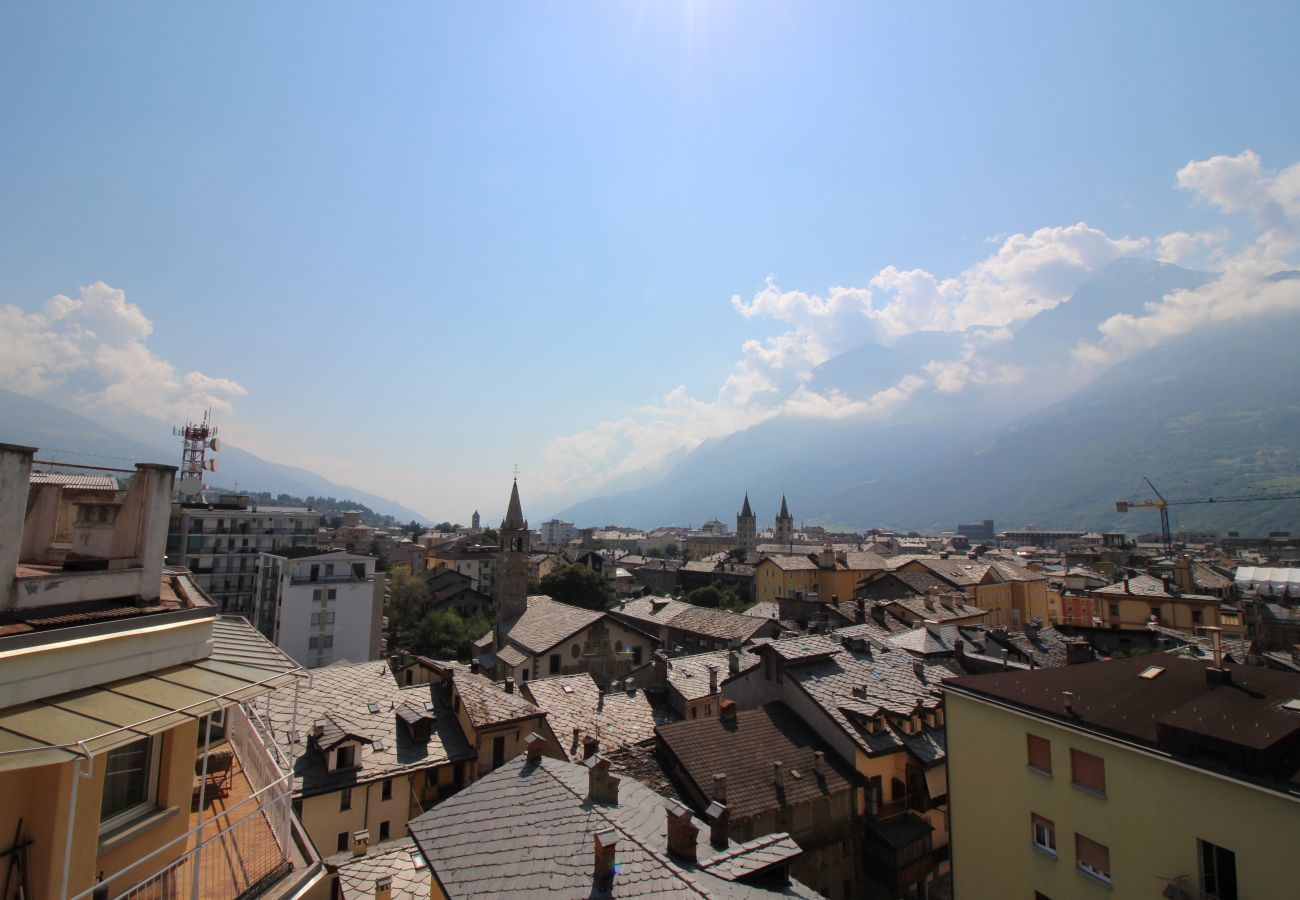 Vista su Aosta Appartamento Aosta Panoramica Solo Affitti Brevi Appartamento a Aosta - Aosta   Panoramica - Aosta1 - Affitti Brevi Italia