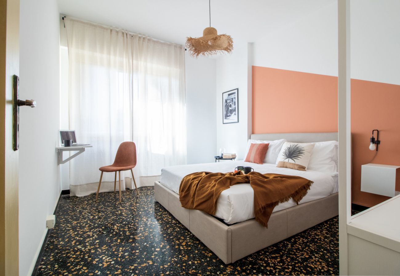 Camera da letto Appartamento SAPORE DI SORI EXTREME Solo Affitti Brevi Appartamento a Sori - Appartamento SAPORE DI SORI EXTREME-Affitti Brevi