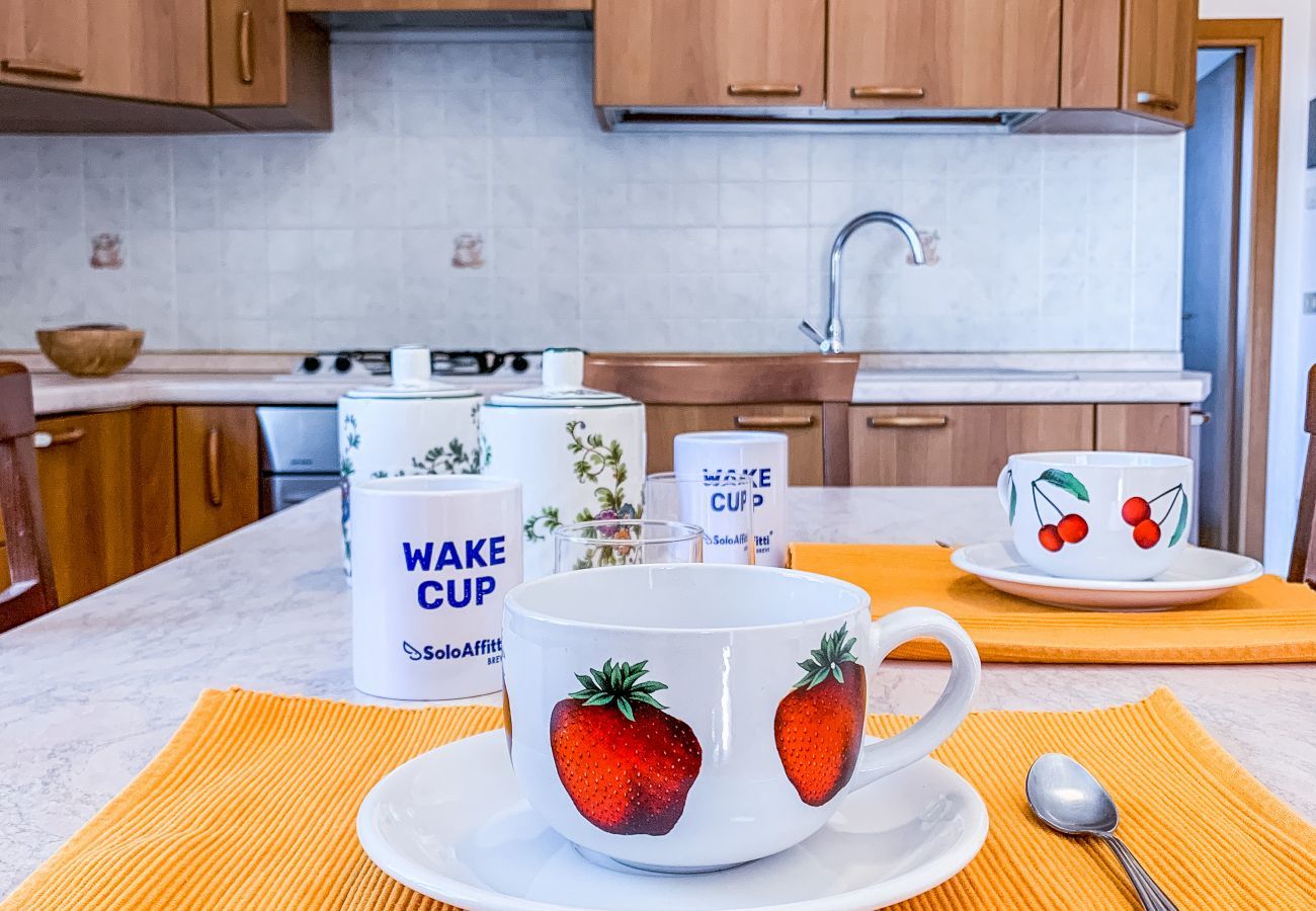 Sala da pranzo Appartamento La Casa Rossa Solo Affitti Brevi Appartamento a Rimini - Appartamento La Casa Rossa - Affitti Brevi Italia