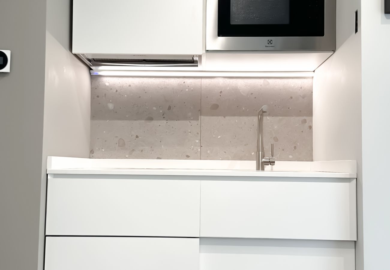 Cucina Appartamento Central Park Affitti Brevi Italia Appartamento a Rimini - Appartamento Central Park - Affitti Brevi Italia