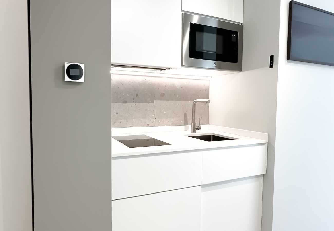 Cucina Appartamento Central Park Affitti Brevi Italia Appartamento a Rimini - Appartamento Central Park - Affitti Brevi Italia