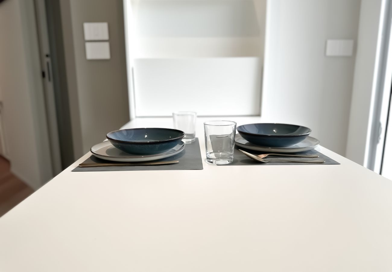 Tavolo da pranzo Appartamento Central Park Affitti Brevi Italia Appartamento a Rimini - Appartamento Central Park - Affitti Brevi Italia