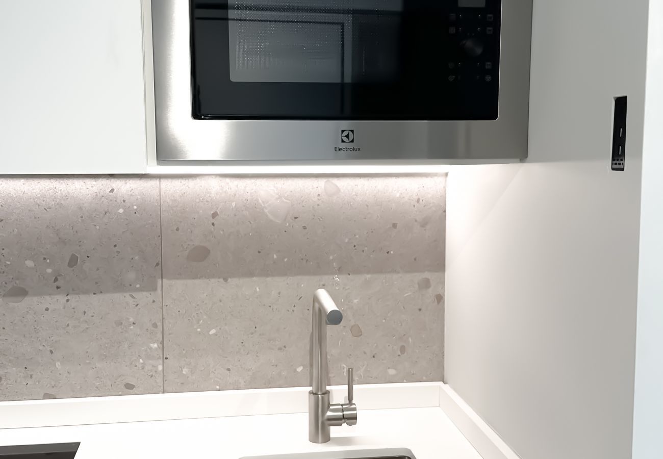 Cucina Appartamento Central Park Affitti Brevi Italia Appartamento a Rimini - Appartamento Central Park - Affitti Brevi Italia