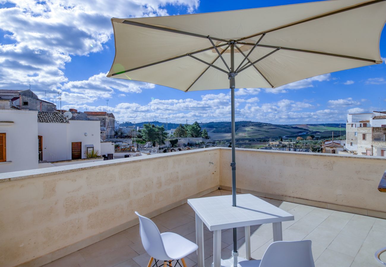 terrazza Palazzo Fondo Vico 2 Affitti Brevi Italia Appartamento a Gravina in Puglia - Palazzo Fondo Vico 2 - Affitti Brevi Italia