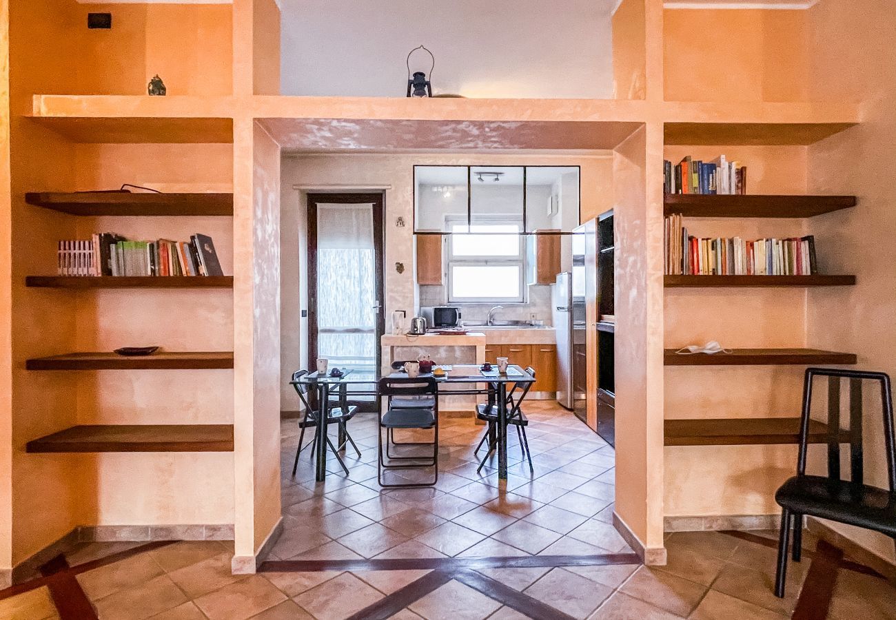 Library detail MYHOUSE IN LINGOTTO - Solo Affitti Brevi Apartment in Turin - MYHOUSE INN LINGOTTO - Affitti Brevi Italia